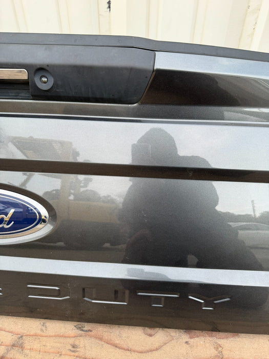 2017-2019 FORD F250 F350 F450 TAILGATE MAGNETIC METALLIC (J7) OEM *DENT #12*
