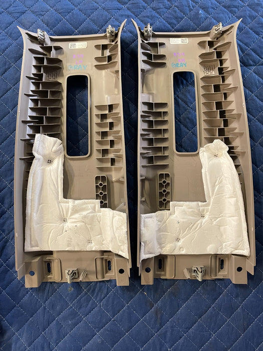 2017-2019 FORD F250 F350 F450 LIMITED LEFT & RIGHT UPPER B PILLAR TRIMS OEM