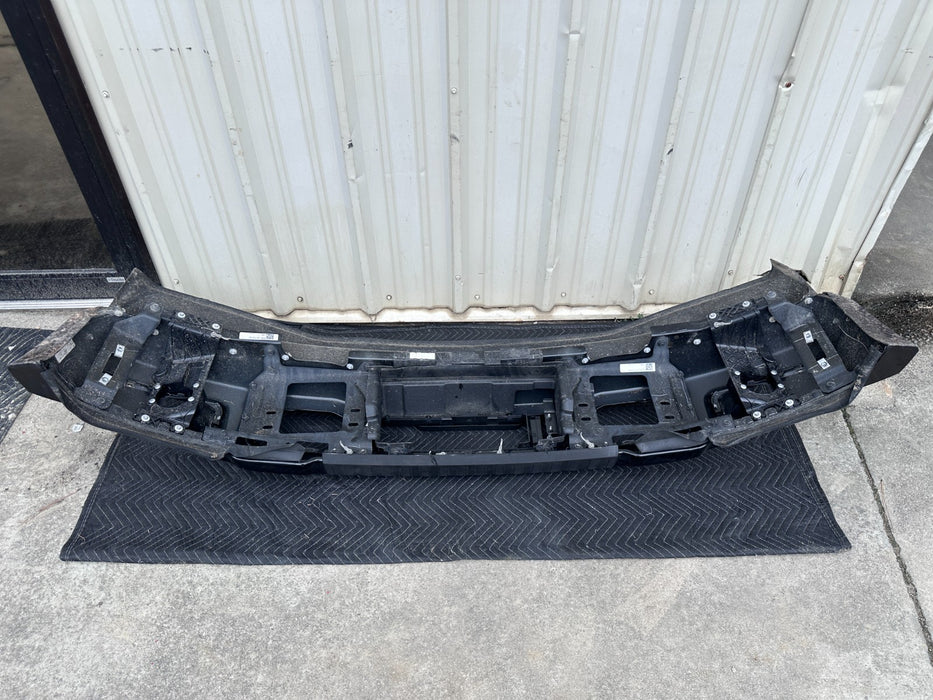 2023 2025 FORD F450 PLATINUM FRONT BUMPER ASSEMBLY AGATE BLACK ~MINOR SCRATCHES~