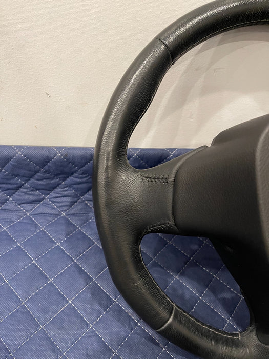 2017 INFINITI Q50 RED SPORT BLACK LEATHER STEERING WHEEL W CONTROLS OEM