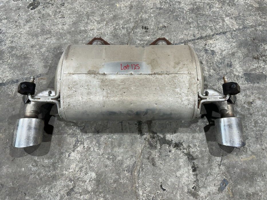 2013 NISSAN 370Z REAR MUFFLER EXHAUST W TIPS OEM