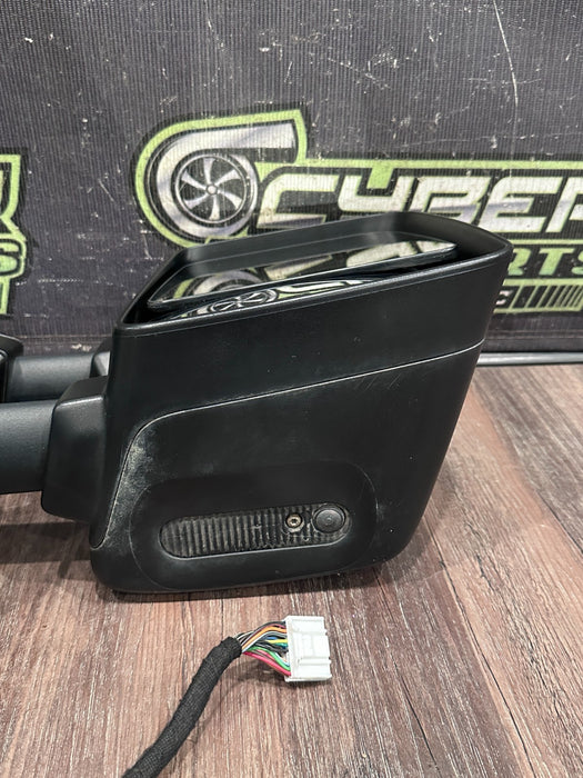 2017 NISSAN TITAN XD RESERVE RIGHT CHROME MIRROR W CAMERA OEM 96301 EZ92A