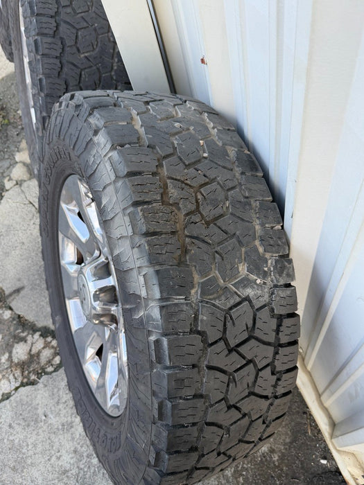 2017 FORD F250 KING RANCH WHEELS RIMS 35X11.50R20 TOYO OPEN COUNTRY A/T TIRES