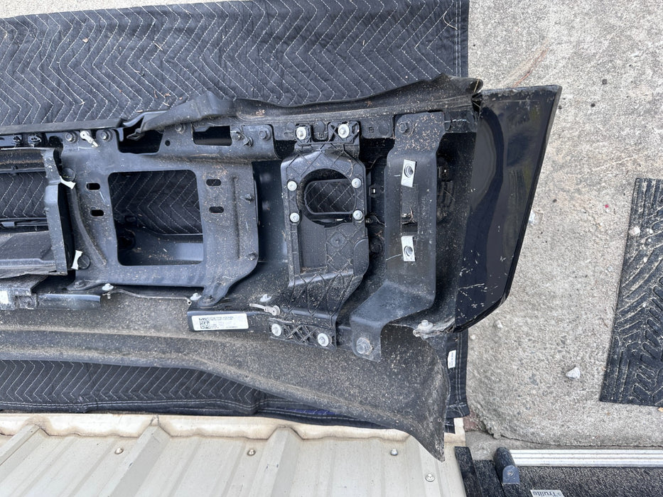 2023 2025 FORD F450 PLATINUM FRONT BUMPER ASSEMBLY AGATE BLACK ~MINOR SCRATCHES~