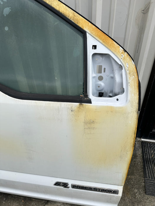 2020 FORD F250 F350 FRONT RIGHT DOOR SHELL OEM *HEAT FLAWS*