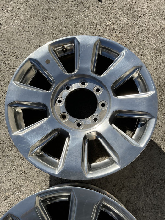 2017-2022 FORD F250 F350 F450 PLATINUM OEM WHEEL RIM PAIR (2) 20X8