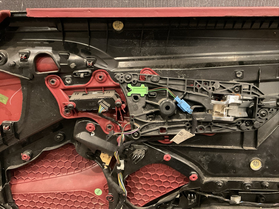 2017 PORCHE 781 FRONT LEFT DRIVER DOOR PANEL OEM~MINOR SCRATCHES/WEARS/TEARS~