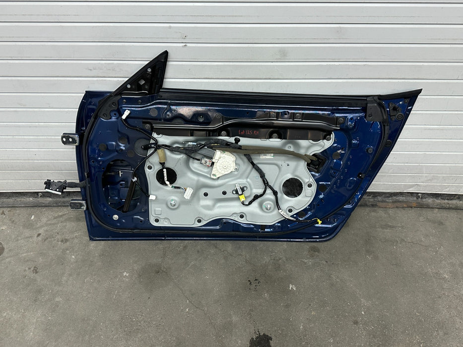 2013 NISSAN 370Z RIGHT DOOR SHELL MIDNIGHT BLUE OEM *WEAR #4* LOCAL PICKUP ONLY