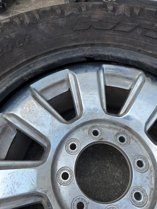 2022 FORD F250 PLATINUM FACTORY TAKE OFF WHEELS 20" 37X12.50 NITTO TIRES 8X170