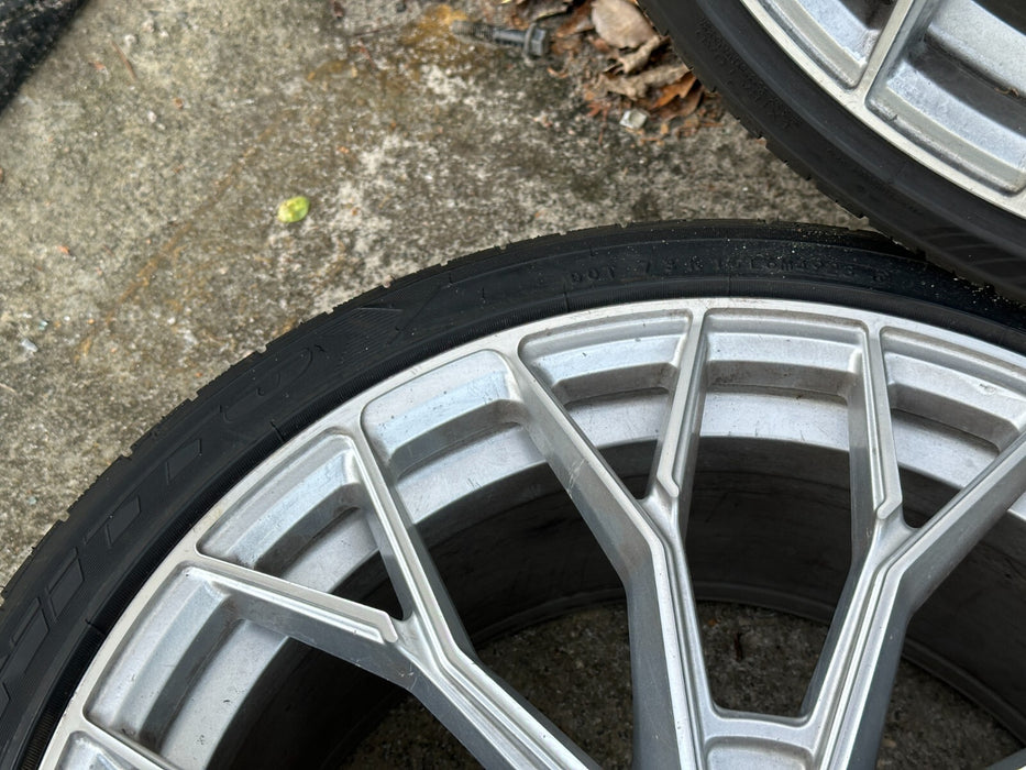 5x108 GWG Wheels 20x10.5 REARS 20x9 FRONTS FORD JAGUAR NEW NITTO TIRES