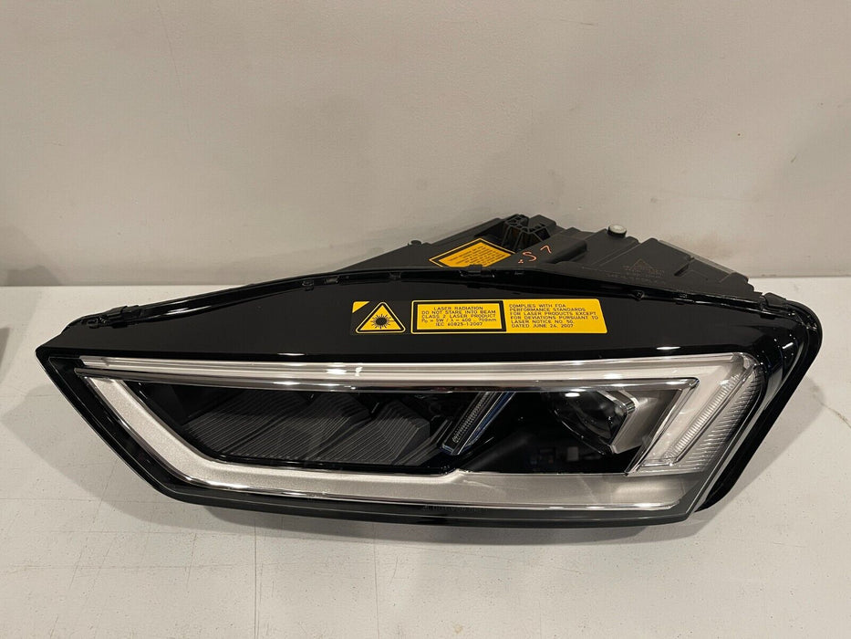 2017-2023 AUDI R8 LED LASER LEFT RIGHT HEADLIGHT PAIR OEM *MINT* SEE DESCRIPTION