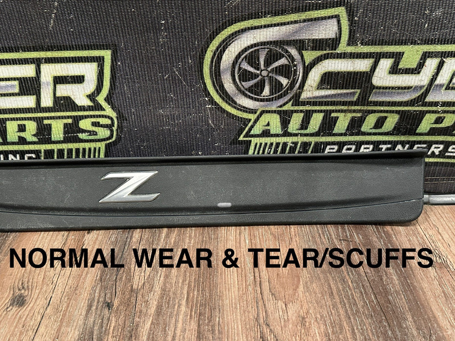 2010 NISSAN 370Z DRIVER LEFT SCUFF SILL KICK PLATE OEM *NORM WEAR & TEAR*