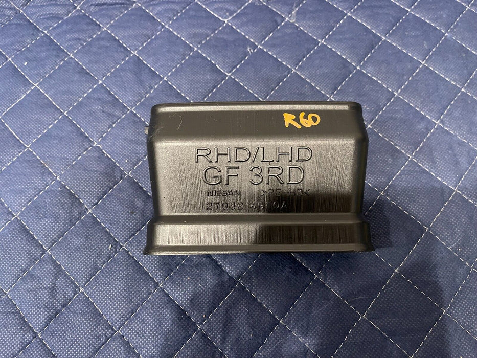 2017 INFINITI Q50 RED SPORT CENTER CONSOLE REAR AIR VENT TRIM OEM