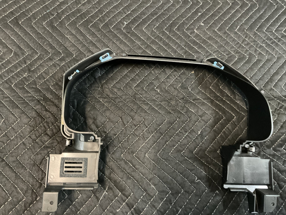 2017 2018 2019 FORD F250 F350 F450 GAUGE OBSIDIAN CLUSTER SURROUND TRIM OEM