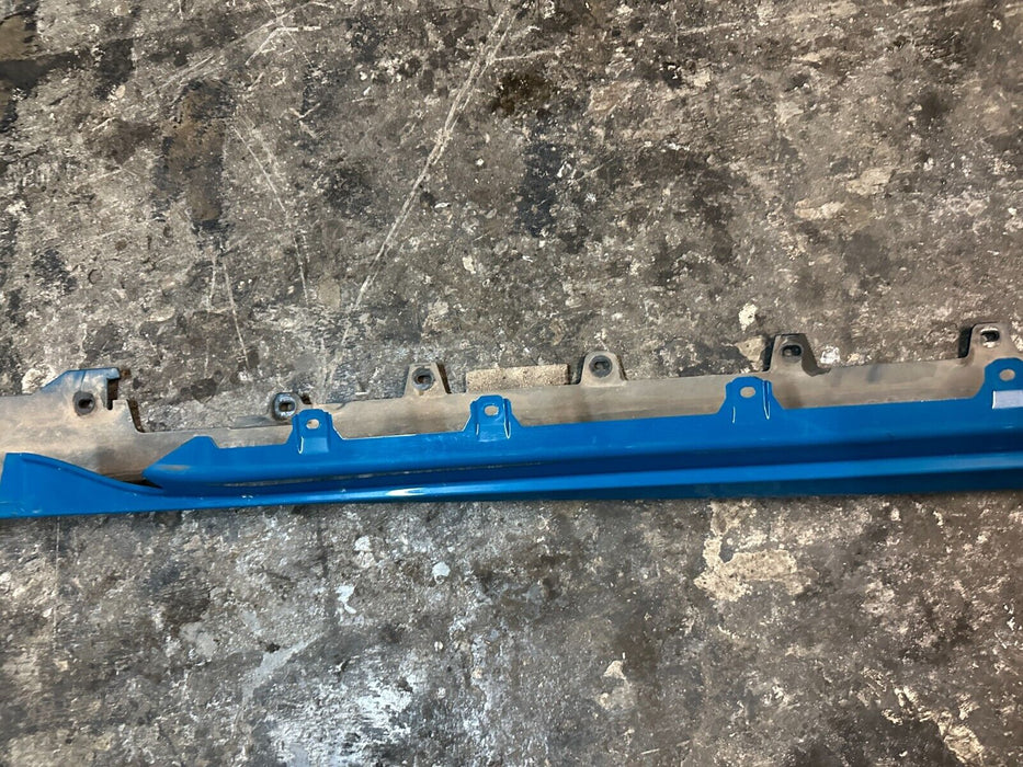 2015-2020 BMW M4 F82 LEFT DRIVER SIDE SKIRT LAGUNA SECA BLUE (448) ~WEAR~