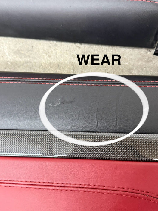 2014 PORSCHE 911 TURBO S 991 FRONT REAR SEATS DOOR PANEL INTERIOR RED OEM