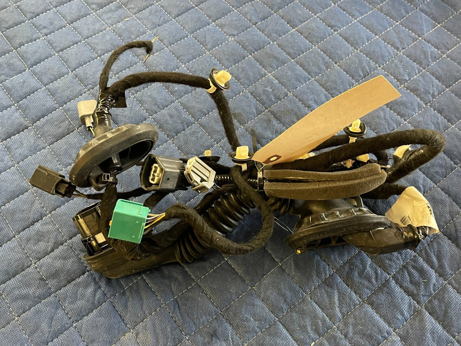 2019 FORD F450 KING RANCH REAR DRIVER LEFT DOOR WIRING HARNESS OEM