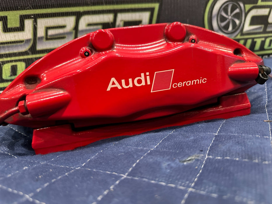 2021 AUDI R8 REAR RIGHT RED CARBON CERAMIC BRAKE CALIPER OEM ~READ!!~
