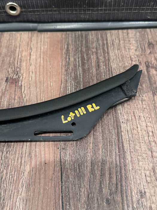 2017-2019 FORD F250 F350 F450 REAR LEFT CHROME DOOR WINDOW BELT OEM