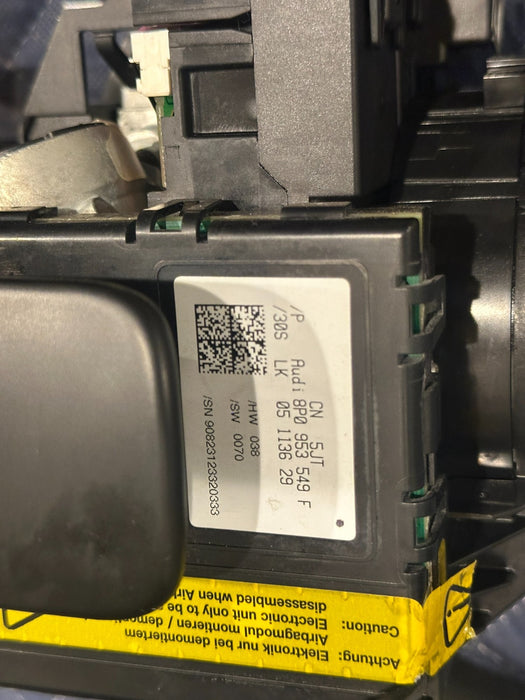 2014 AUDI R8 POWER STEERING COLUMN TRIM LEVER SHAFT 423419501C 423 419 501 C