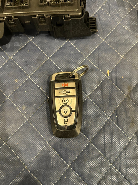 2019 FORD F150 3.5L RAPTOR ECU BCM & KEY ENGINE BODY CONTROL UNIT MODULE OEM