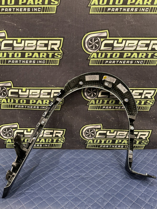 2014 AUDI R8 DASH DASHBOARD CARBON FIBER COVER FRAME 423 857 171 OEM
