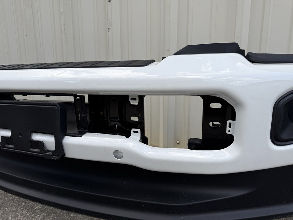 2023 2024 2025 FORD F250 F350 FRONT BUMPER ASSEMBLY STAR WHITE OEM