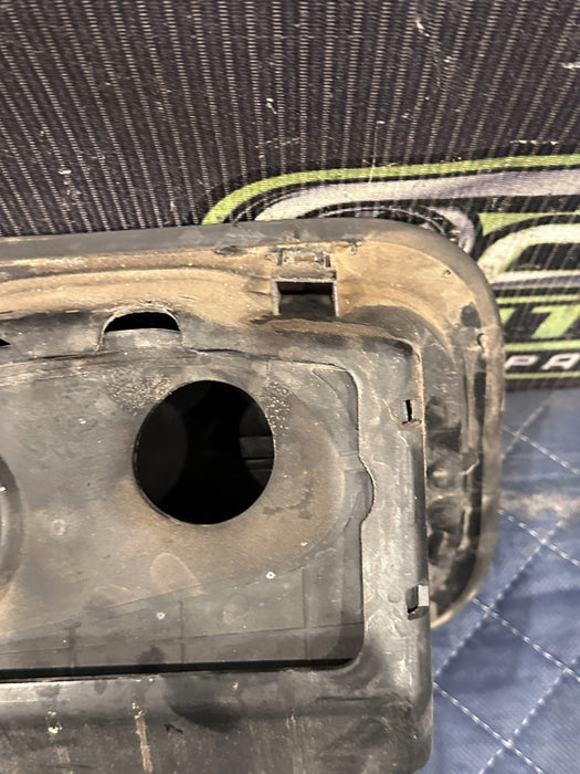 2017-2022 FORD F250 F350 DIESEL 6.7L BLACK FUEL GAS DOOR LID CAP OEM MINOR SCUFF