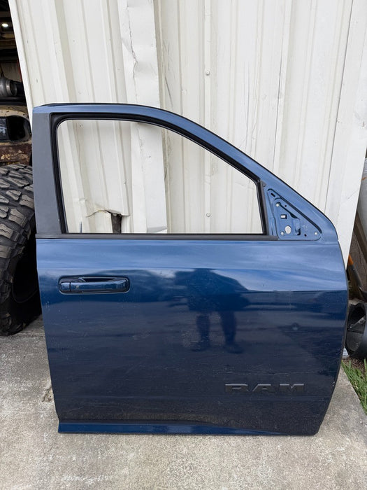 2021 RAM 2500 3500 PASSENGER FRONT DOOR BLUE PAINT CODE PPX 2019 2020 2021 2024