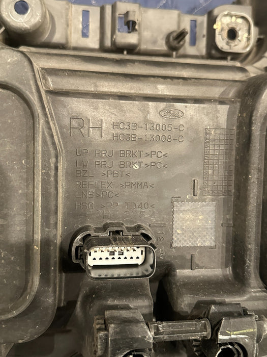 2017-2019 FORD F250 F350 PASSENGER RIGHT LED HEADLIGHT OEM
