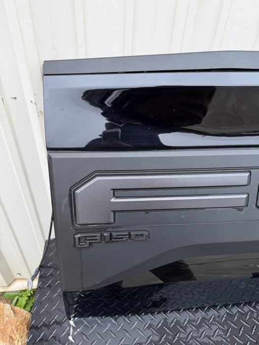 2019 FORD F150 RAPTOR REAR TAILGATE W STEP (G1) SHADOW BLACK OEM *FLAWS 8-11*