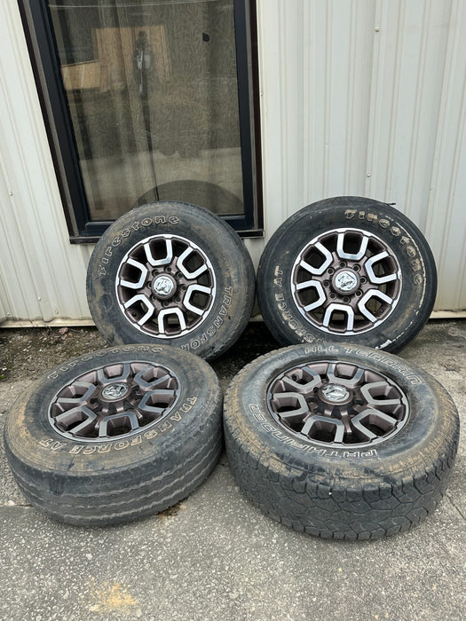 2022 DODGE RAM 2500 3500 SRW WHEELS RIMS TIRES 275/70 R18 OEM