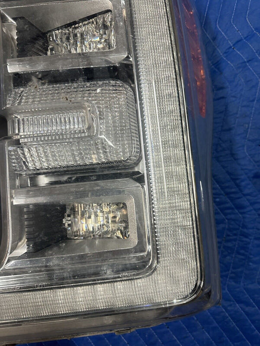 2017-2019 FORD F350 F450 DRIVER LEFT LED HEADLIGHT OEM (READ) BROKEN TABS/SCUFFS