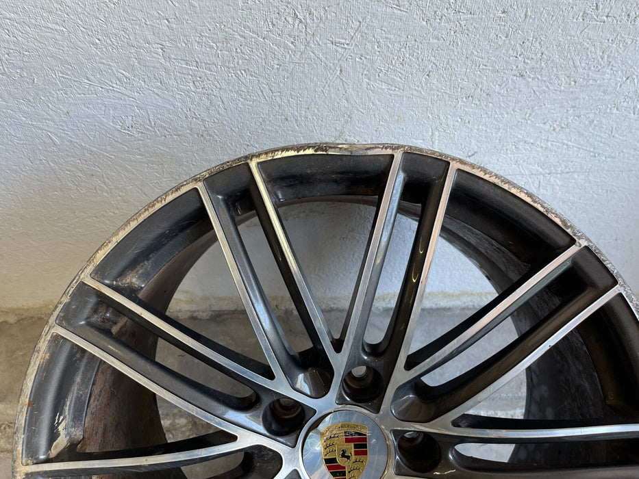 2017 Porsche 718 Boxster S 20X8.5 RIM 982601025F OEM *DAMAGE, BEND*
