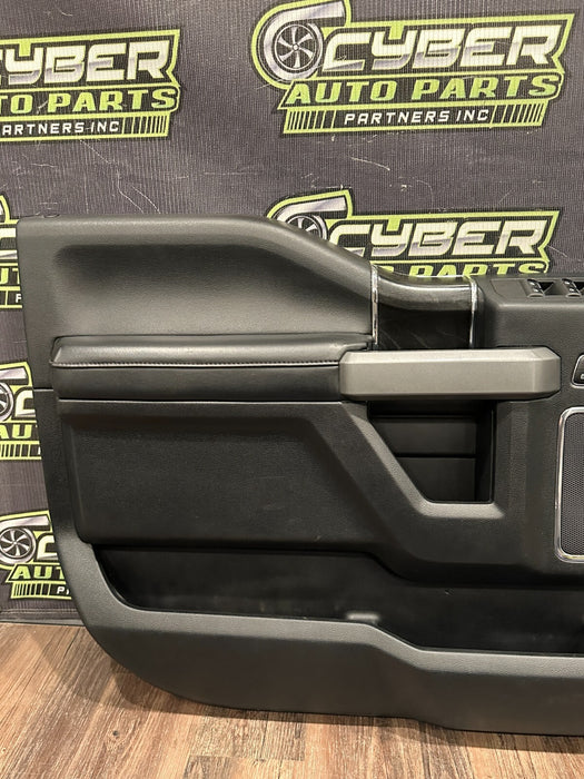 2017-2019 FORD 350 F450 PLATINUM FRONT DRIVER LEFT DOOR PANEL OEM *WEAR 7 & 9*