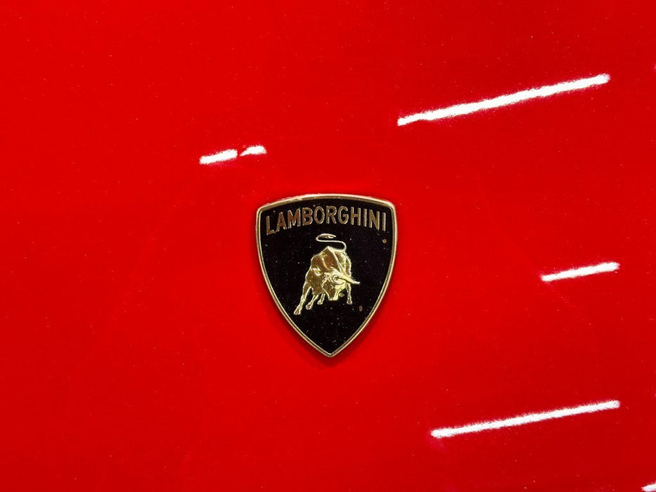 Lamborghini Aventador Huracan Urus Hood Emblem Genuine OEM Badge *WEAR*