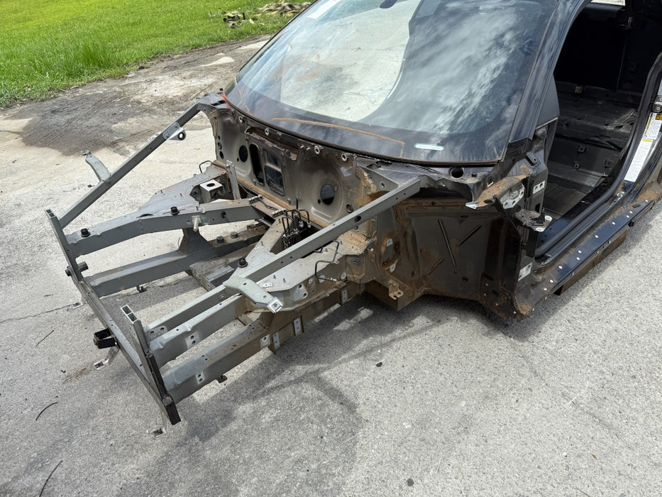 2014 AUDI R8 V10 PLUS SHELL CHASSIS FRAME ASSEMBLY SKELETON ROOF GLASS OEM