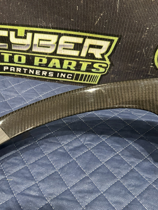2014 AUDI R8 DASH DASHBOARD CARBON FIBER COVER FRAME 423 857 171 A OEM ~SCUFFS~