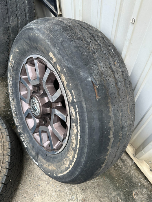 2022 DODGE RAM 2500 3500 SRW WHEELS RIMS TIRES 275/70 R18 OEM