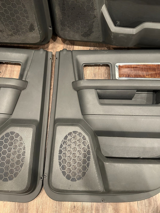 2012 DODGE RAM 3500 MEGA CAB FRONT REAR LEFT RIGHT DOOR PANEL SET OF 4 ~READ~