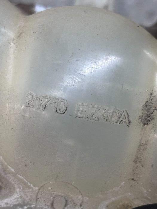 2017 NISSAN TITAN XD COOLANT RESERVOIR TANK OEM 21710 EZ40A