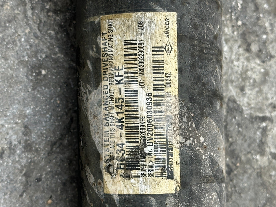 2017 2018 2019 2020 2021 2022 FORD F450 DIESEL REAR DRIVE SHAFT HC34-4K145-KFE