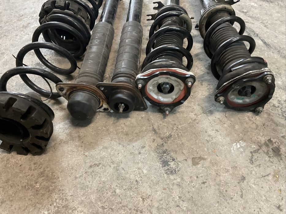 2011 NISSAN 370Z SPORT CONVERTIBLE STRUT SHOCK SPRING KIT FRONT REAR OEM