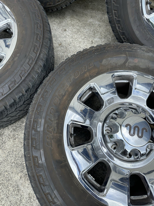 2024 FORD F250 KING RANCH OEM WHEELS RIMS TIRES 20X8 LT275/65/R20 PC3C 1007 BA