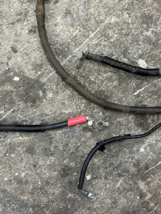 2014 AUDI R8 OEM POSITIVE CABLE & ALTERNATOR STARTER HARNESS 420971225 420971224