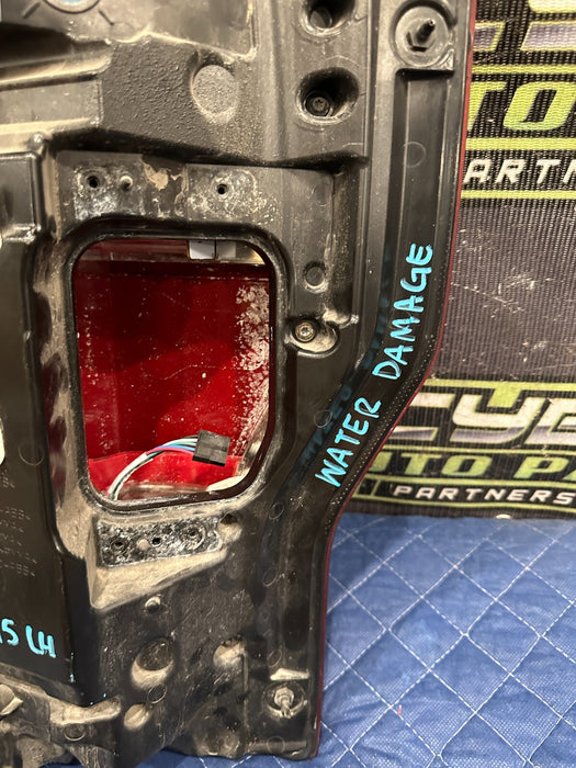 2017-2019 FORD F250 F350 F450 DRIVER LEFT TAIL LIGHT OEM *WATER DAMAGE*