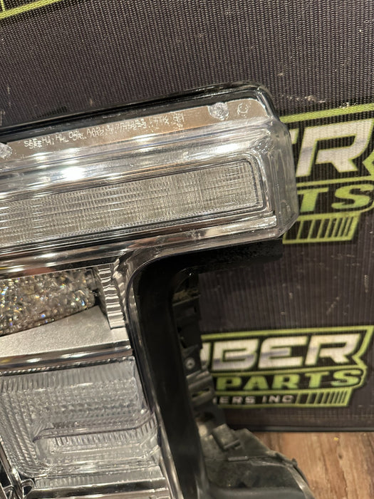 2017 2019 FORD F250 F350 F450 RIGHT PASSENGER HEADLIGHT T LED OEM W/ MODULE