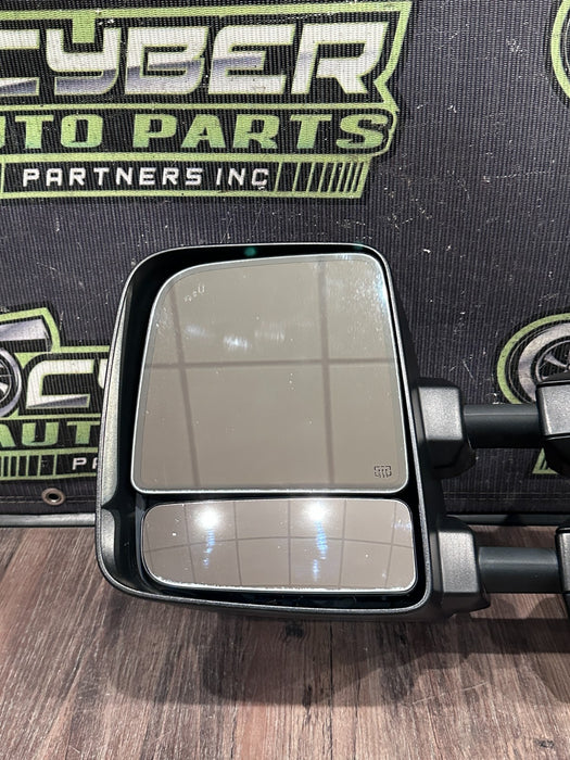 2017 NISSAN TITAN XD RESERVE LEFT CHROME MIRROR W CAMERA OEM 96302 EZ92A