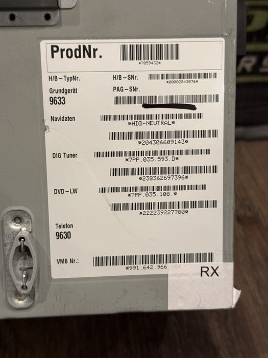 2014 PORSCHE 911 TURBO S 991 RADIO NAVI SCREEN HEAD UNIT OEM