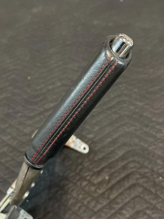 2017 SUBARU BRZ FRS FR-S EMERGENCY E BRAKE HANDLE LEVER W/ RED STITCHING *TEAR*